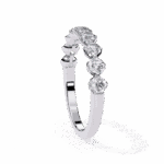 1 Carat Round Cut Classic Solitaire Diamond Band - Image 3