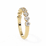 1 Carat Round Cut Classic Solitaire Diamond Band - Image 7