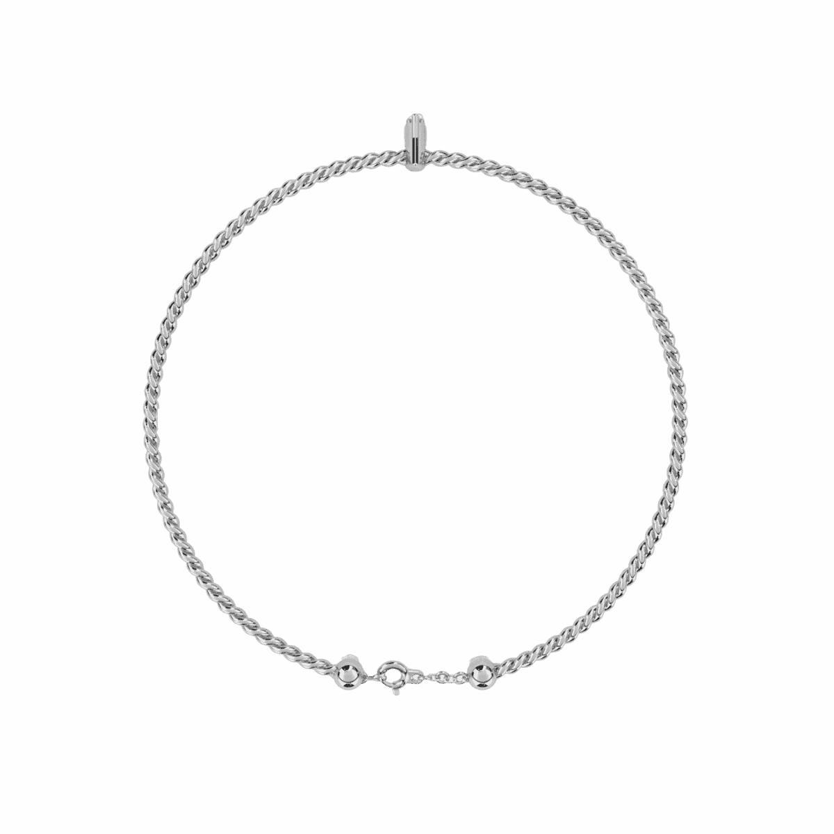 0.01 Carat Marquise Line Diamond Chain Bracelet  Image 3