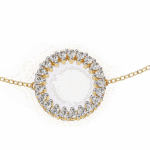 0.15 Carat Infinity Circle Diamond Bracelet - Image 6