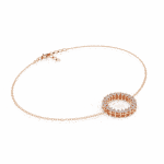 0.15 Carat Infinity Circle Diamond Bracelet - Image 9
