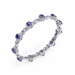 5.25 Carat Sapphire and Diamond Bloom Bracelet - Image 3