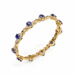 5.25 Carat Sapphire and Diamond Bloom Bracelet - Image 7