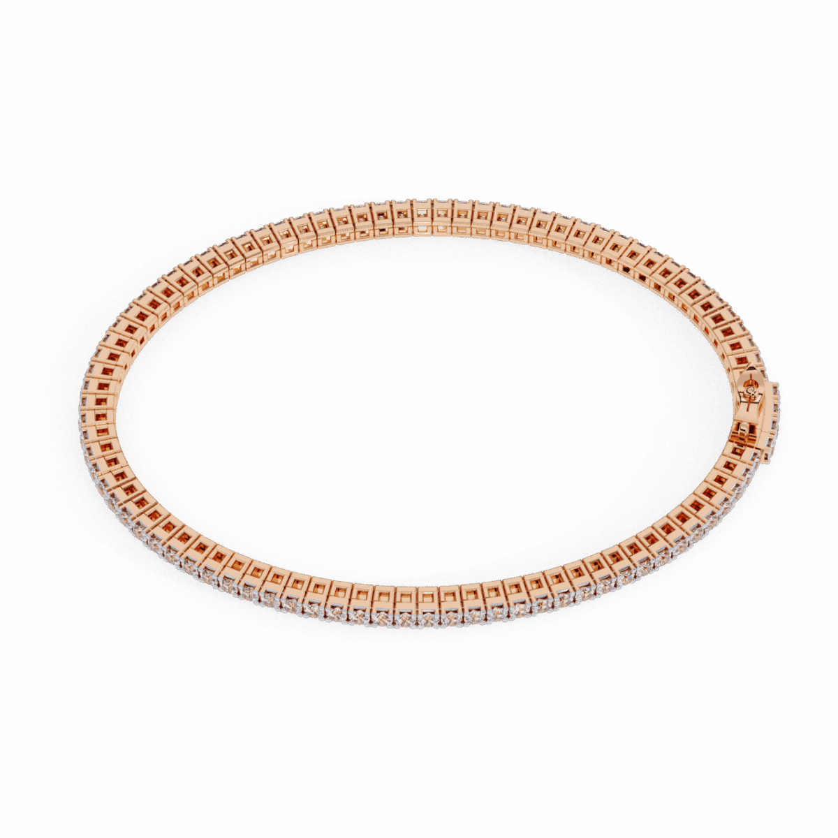 2 Carat Round Diamond Tennis Bracelet  Image 12