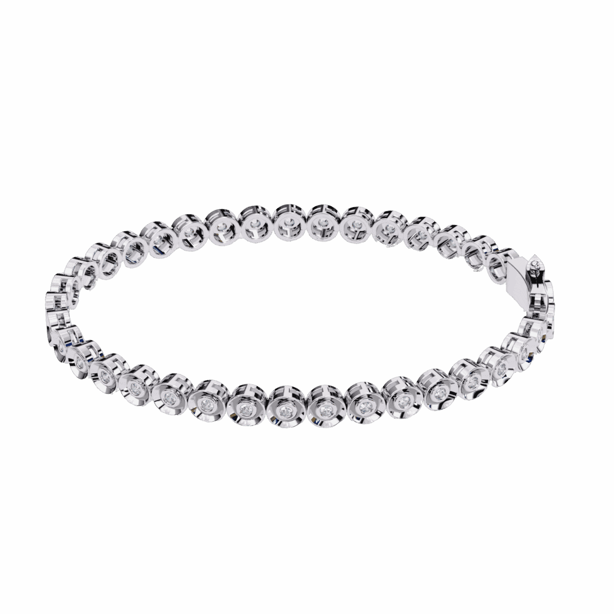 0.6 Carat Round Diamond Flexi Bangle  Image 3