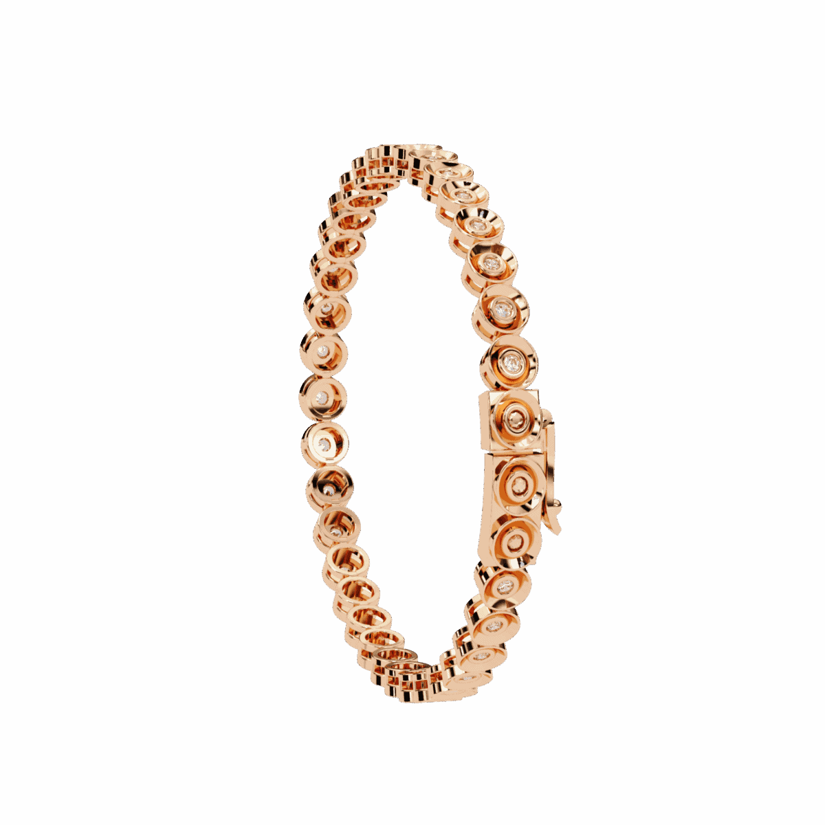 0.6 Carat Round Diamond Flexi Bangle  Image 10