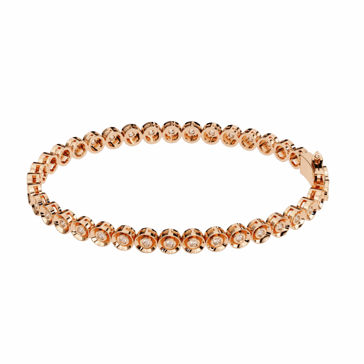 0.6 Carat Round Diamond Flexi Bangle  Image 11
