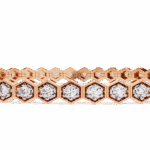 2 Carat Hexa Round Diamond Tennis Bracelet - Image 9