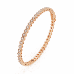 2 Carat Hexa Round Diamond Tennis Bracelet - Image 10