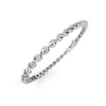 1 Carat Drop Round Diamond Tennis Bracelet - Image 3