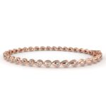 1 Carat Drop Round Diamond Tennis Bracelet - Image 7