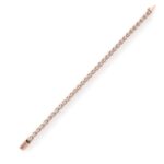 1 Carat Drop Round Diamond Tennis Bracelet - Image 8
