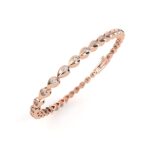 1 Carat Drop Round Diamond Tennis Bracelet - Image 9