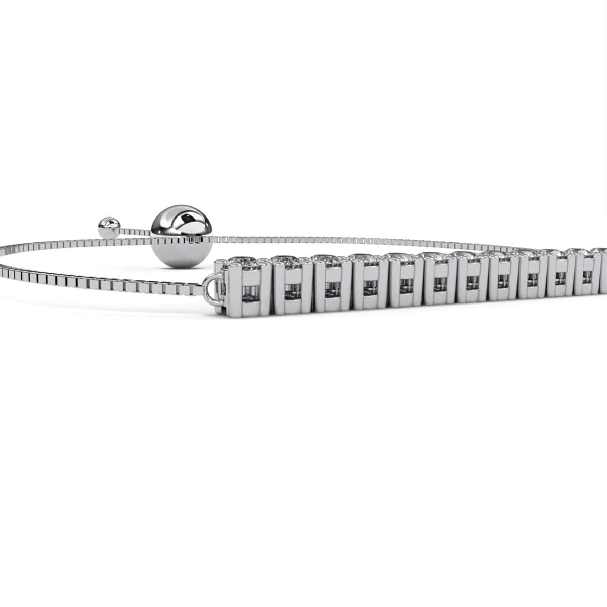 0.4 Carat Linear Bar Diamond Bracelet  Image 3