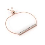0.4 Carat Linear Bar Diamond Bracelet - Image 8