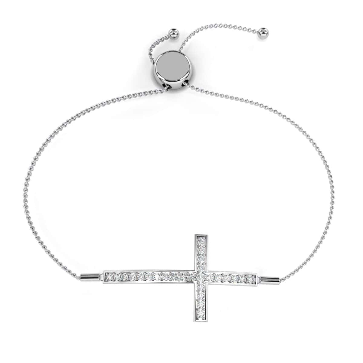 0.3 Carat Diamond Cross Bracelet  Image 1