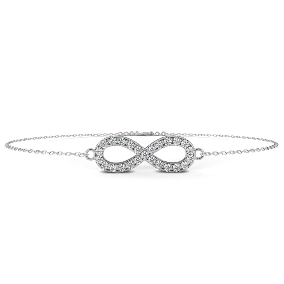0.4 Carat Infinity Diamond Bracelet  Image 1