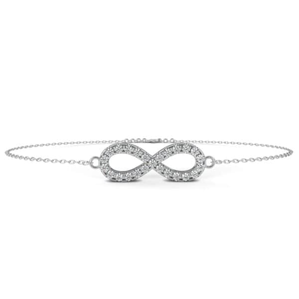 0.4 Carat Infinity Diamond Bracelet