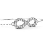 0.4 Carat Infinity Diamond Bracelet - Image 4