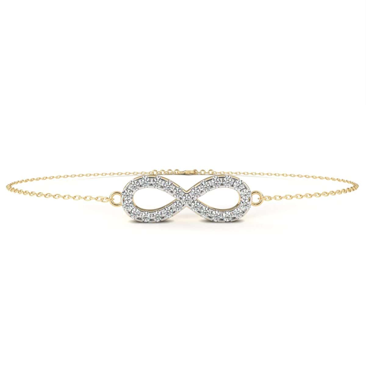 0.4 Carat Infinity Diamond Bracelet  Image 5