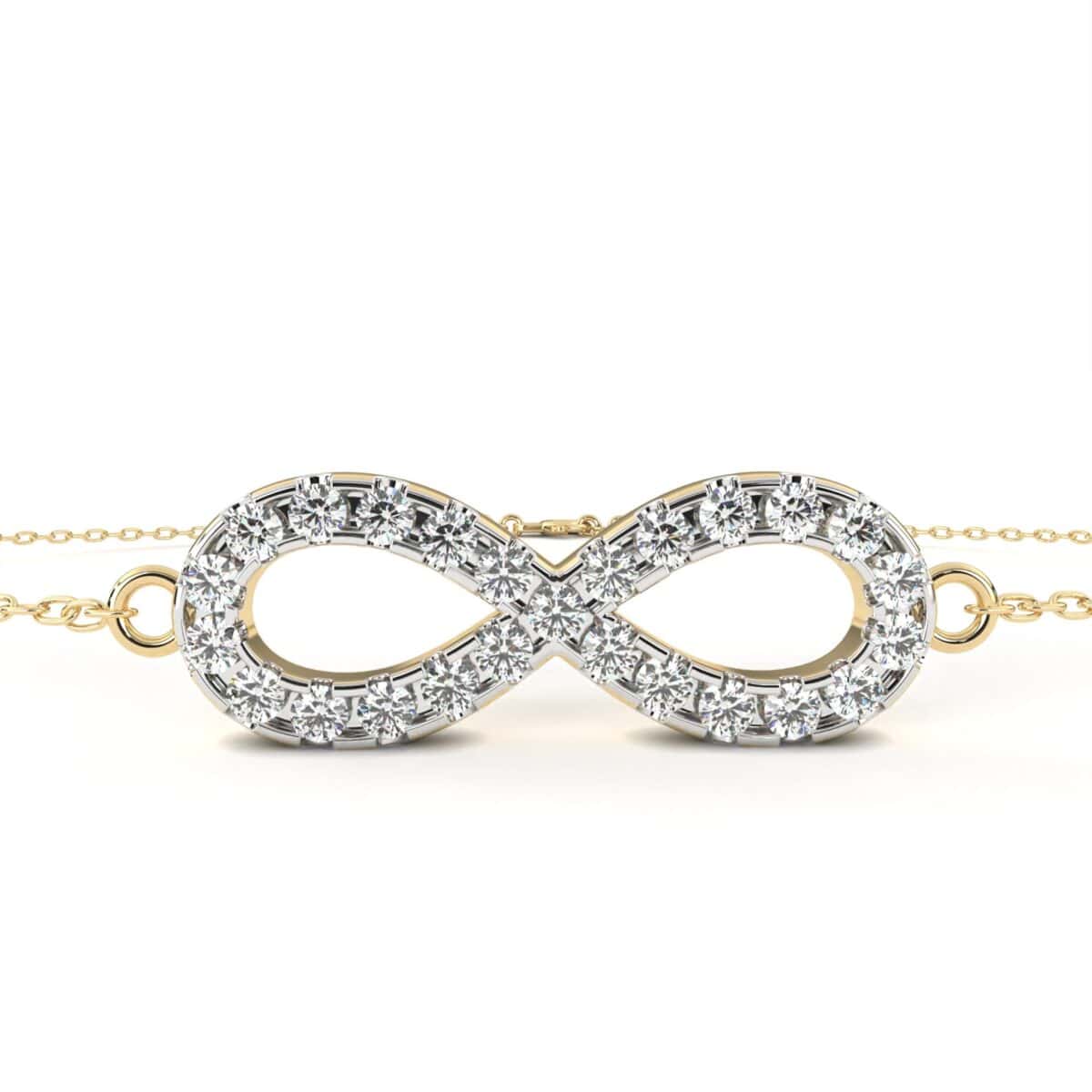 0.4 Carat Infinity Diamond Bracelet  Image 6