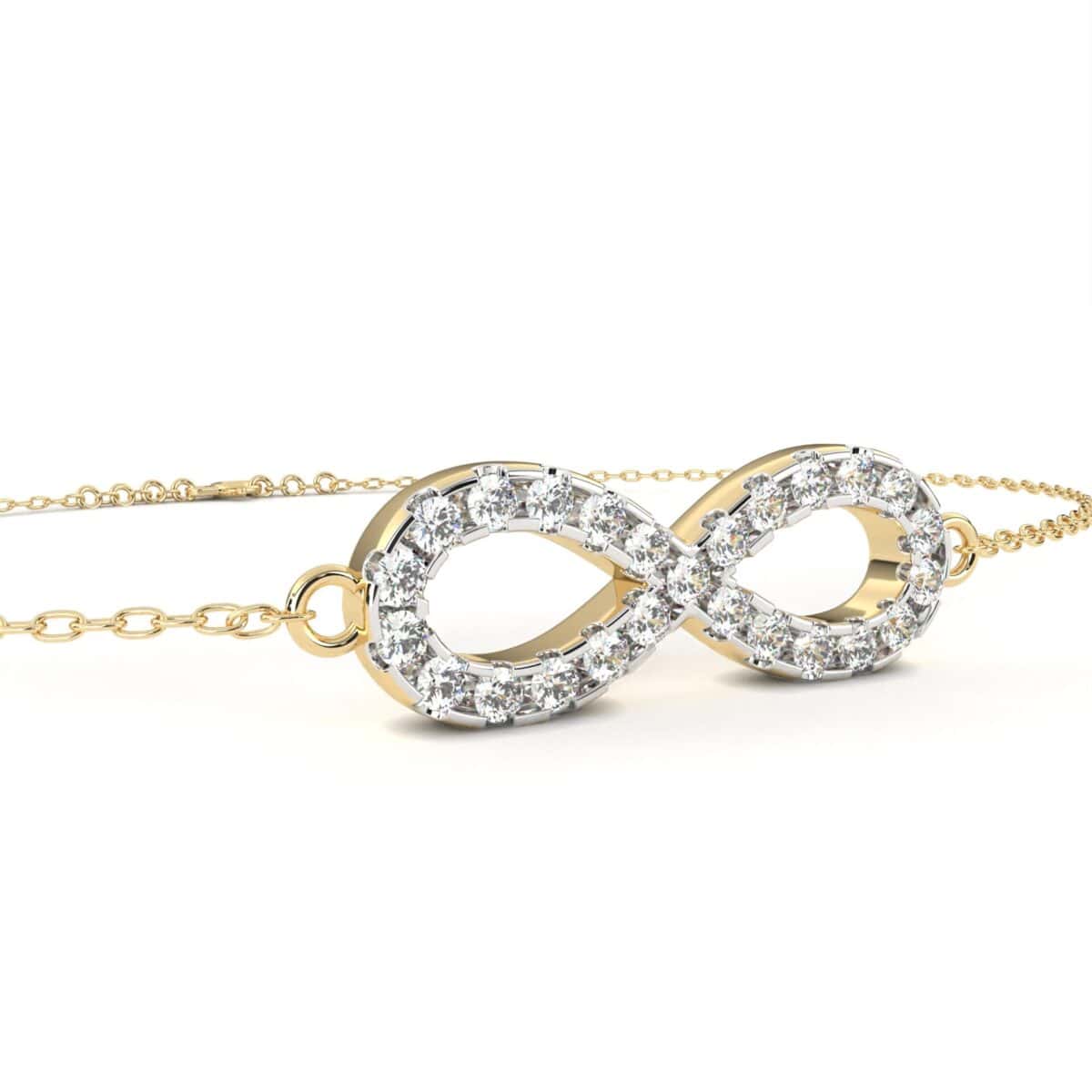 0.4 Carat Infinity Diamond Bracelet  Image 8