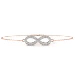 0.4 Carat Infinity Diamond Bracelet - Image 9