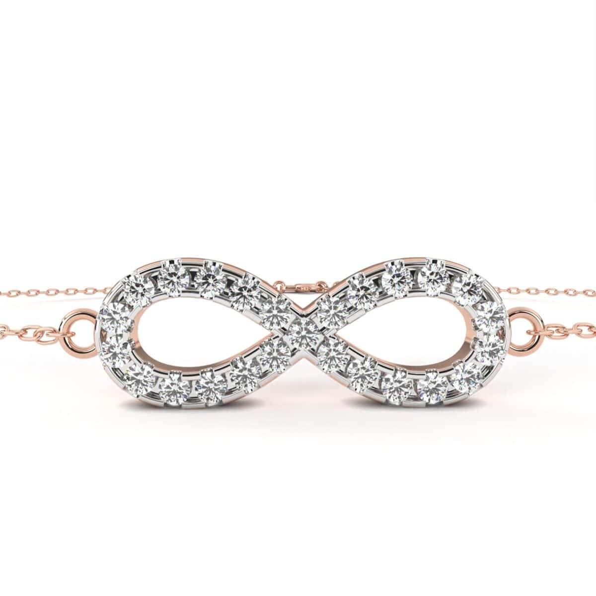 0.4 Carat Infinity Diamond Bracelet  Image 10
