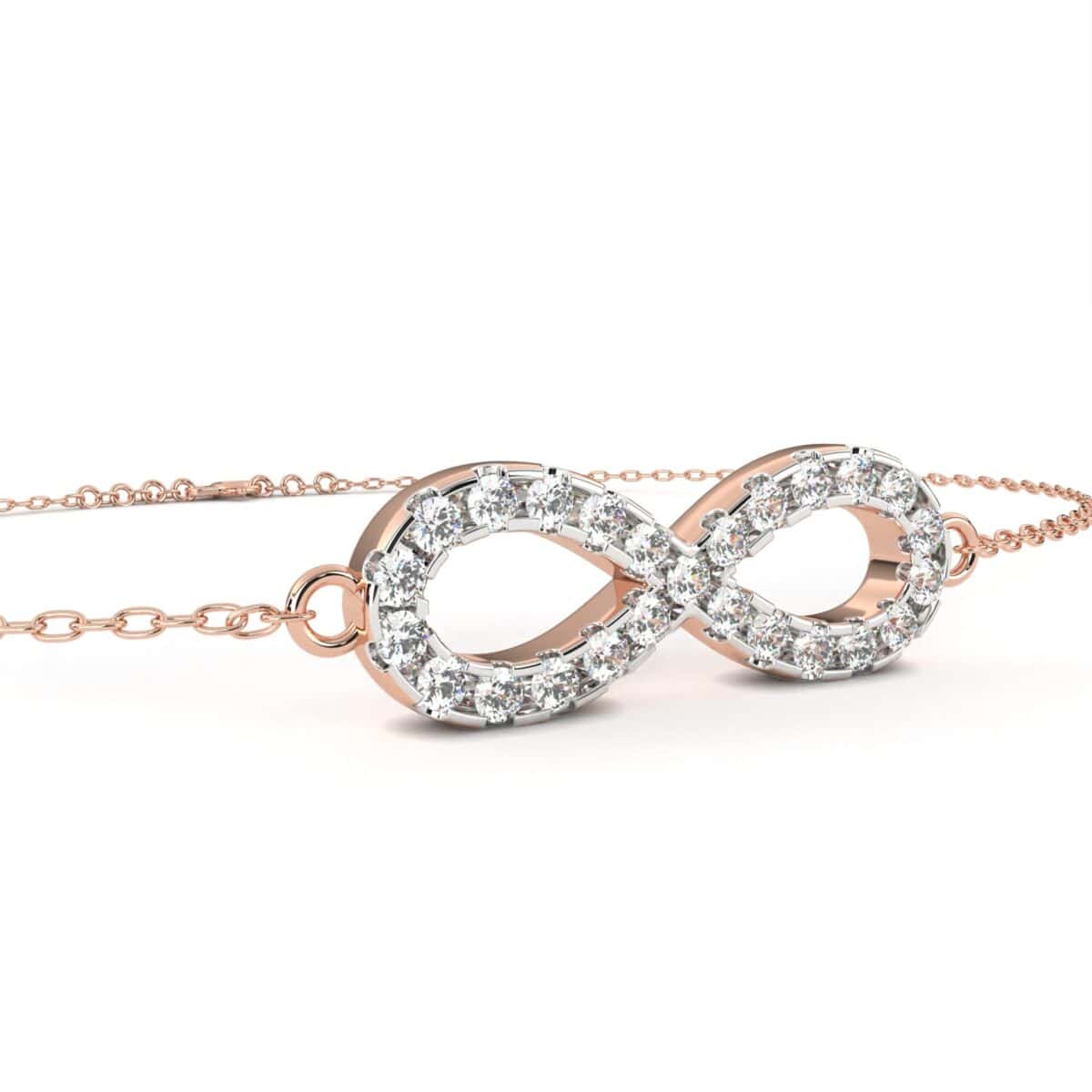 0.4 Carat Infinity Diamond Bracelet  Image 12