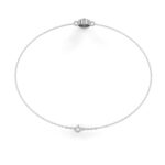 0.2 Carat Round Cluster Diamond Bracelet - Image 3