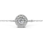 0.2 Carat Round Cluster Diamond Bracelet - Image 4