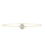 0.2 Carat Round Cluster Diamond Bracelet - Image 5
