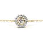 0.2 Carat Round Cluster Diamond Bracelet - Image 8