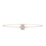 0.2 Carat Round Cluster Diamond Bracelet - Image 9