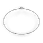 0.09 Carat Solitaire Diamond Cuff Bracelet - Image 4