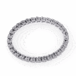 1.25 Carat Tri-Row Round Diamond Tennis Bracelet - Image 4