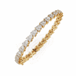 1.25 Carat Tri-Row Round Diamond Tennis Bracelet - Image 7