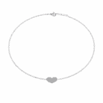 0.2 Carat Pav√© Heart Diamond Bracelet - Image 3