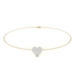 0.2 Carat Pav√© Heart Diamond Bracelet - Image 5