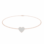 0.2 Carat Pav√© Heart Diamond Bracelet - Image 9