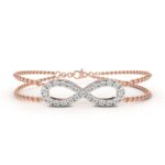 0.4 Carat Infinity Loop Diamond Bracelet - Image 7