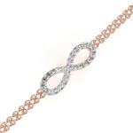 0.4 Carat Infinity Loop Diamond Bracelet - Image 8