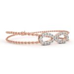 0.4 Carat Infinity Loop Diamond Bracelet - Image 9
