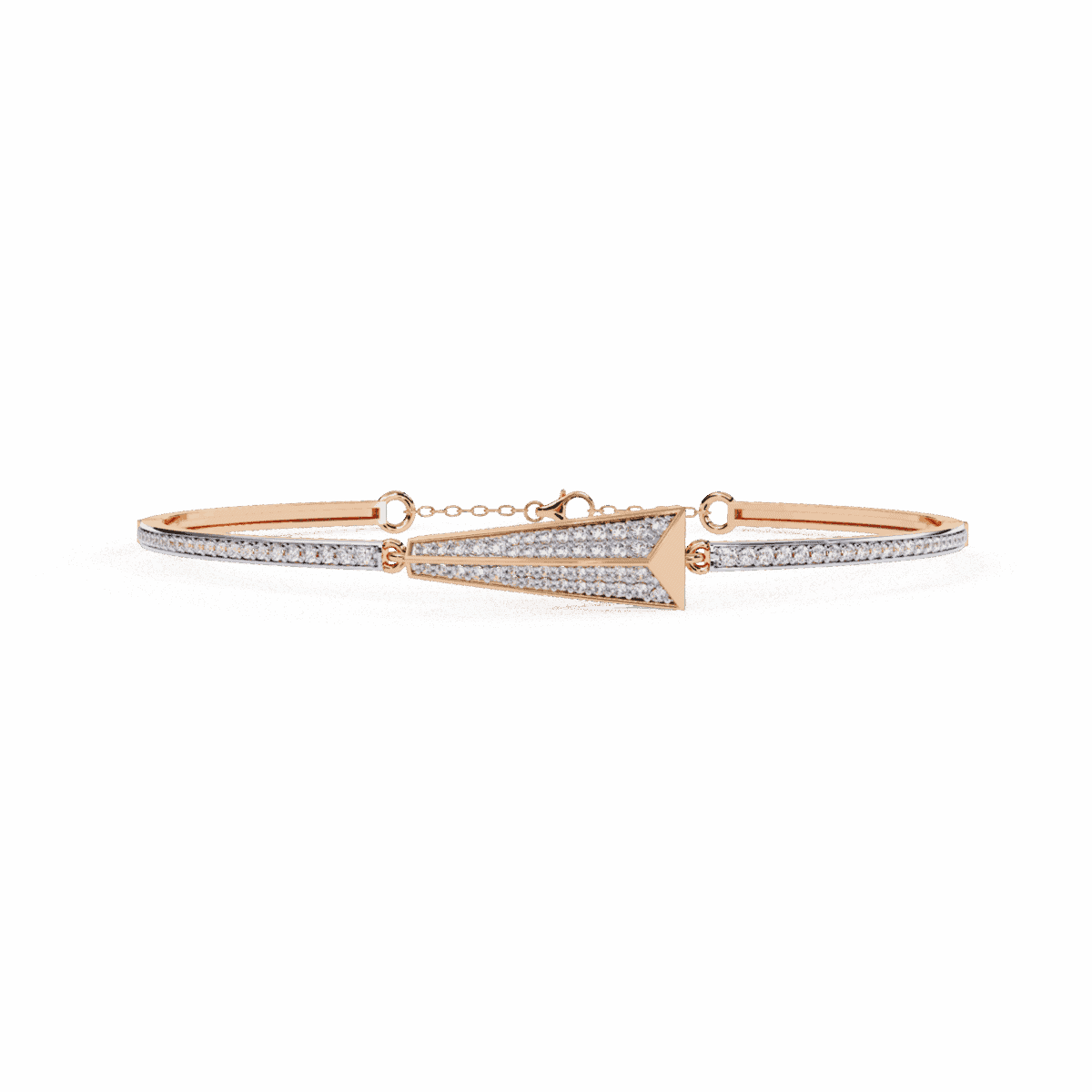 0.6 Carat Arrow Line Diamond Bangle  Image 11