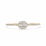 0.7 Carat Cluster Dome Diamond Bangle - Image 5
