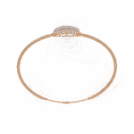 0.7 Carat Cluster Dome Diamond Bangle - Image 11