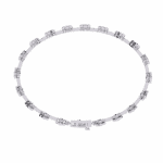 0.2 Carat Delicate Round Diamond Tennis Bracelet - Image 4