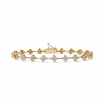 0.2 Carat Delicate Round Diamond Tennis Bracelet - Image 6