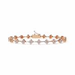 0.2 Carat Delicate Round Diamond Tennis Bracelet - Image 11