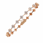 0.2 Carat Delicate Round Diamond Tennis Bracelet - Image 12